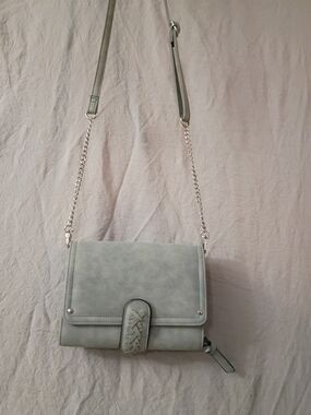 Women's Crossbody Wallet Bag in Light Sage